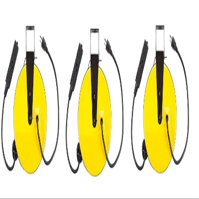 Bayco SL-800 Retractable Metal Cord Reel with 3 Outlets - 30 Foot (Pack of 3)