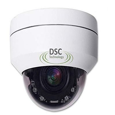 5MP 2592x1944P HD PTZ PoE IP Security Camera Outdoor Dome, 350 Pan 90 Tilt 4X Optical Zoom Autofocus, 2.8-12mm Motorized Lens, IP66 Waterproof, 5 Megapixels Super HD Ethernet Camera
