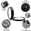 52mm Close-up Filter Kit 4 Pieces (+1,+2,+4,+10) Macro Filter Set with Pouch for Canon, Nikon, Sony, Pentax, Olympus, Fuji DSLR Cameras view 2