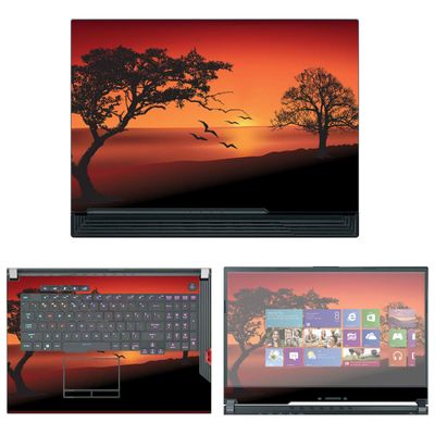 Decalrus - Protective Decal Sunset Skin Sticker for Asus ROG Strix Hero III G731GW (17.3" Screen) case Cover wrap ASROG_Strix_Hero_II_-G731GW-43
