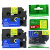 2/Pack LM Tapes - LMe633 Premium 1/2" Blue Print on Yellow Label Compatible with P-Touch TZe633 Tape TZ633 and Includes a Nice Tape Color/Size Guide. Replaces 12mm 0.47 Laminated view 1