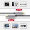 ATZEBE Fiber Optic HDMI Cable 80ft, Fiber HDMI Cable Supports 4K@60Hz, 4:4:4/4:2:2/4:2:0, HDR, Dolby Vision, HDCP 2.2, ARC, 3D, High Speed 18Gbps view 3