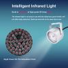 ASHATA IR , 48 LEDs Night Vision IR Infrared Light for Security Camera CCTV and IP Camera, 60 Degree Wide Angle, , Illuminating Distance of 16 to 66ft, Auto Light on Sensor view 3