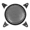 X AUTOHAUX Universal 6 Inch Car Audio Speaker Subwoofer Metal Waffle Grill Cover Protector with Rubber Edge and Clips view 1