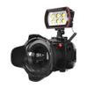Seafrogs Diving Video Light Waterproof 130FT/40M White Red Blue Light Underwater Photography Fill Lights High Power 6000 Lumens Flash Light with Ball Head YS Adapter for Gopro, Housing (SL-22) view 2