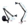 AceTaken Webcam Stand Kit, 2in1 Wall Mount and Clamp Arm Holder for Logitech C920 C920s C922x C930e C925e Brio view 2