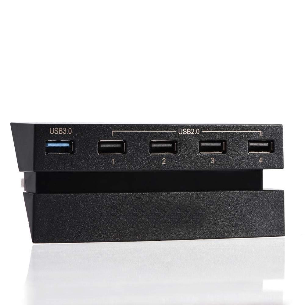 USB 3.0/2.0 Expansion Hub, 5 Ports USB Splittter with LED Indicators - Includes 4 USB 2.0 Port and 1 USB 3.0 Port- Fit for Gaming Console