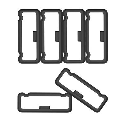 Fastener Rings Compatible with Garmin Fenix/ Fenix 2/Fenix 3/Fenix 3 HR/Fenix 5X Plus/Fenix 5X/Fenix 6X/Fenix 7X/Forerunner225 Smartwatch Connector Security Loop Keepers Ring,Black