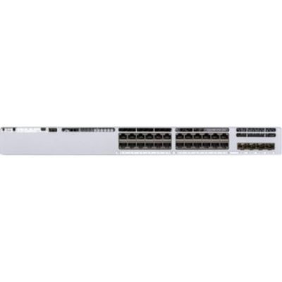 Cisco C9300L-24P-4G-A Catalyst 9300L 24-Port PoE+ 4X1G Fixed Uplinks Switch (Renewed)