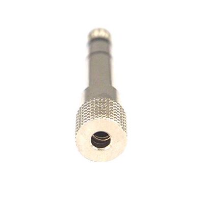 100 Pieces 6.35mm Male to 3.5mm Female Nickel Plated Headphone Stereo Audio Jack Adapter Earphone Plug