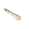 100 Pieces 6.35mm Male to 3.5mm Female Nickel Plated Headphone Stereo Audio Jack Adapter Earphone Plug view 3
