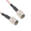 100 Pieces SMA Series SMA Male to Male Connector Nickel Plated Adapter Cable Pigtail RG316 30CM view 4
