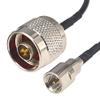 100 Pieces FME Male to N Male Coaxial Adapter Pigtail Jumper Cable 20CM RG174 view 2