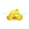 (50 Pieces/lot) SMA adapater SMA Jack Female to 2 SMA Jack Female Adapter T Adapter Connector Adapter view 2