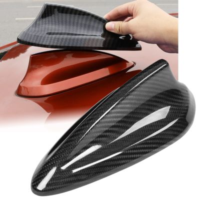 Qiilu Shark Fin Antenna Cover Carbon Fiber Trim Adhesive for 2013-2019 F22 F30 F35 F34 F32 F33 F80