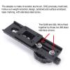 Quick Release Plate Adapter and Panning Clamp Convertor for Connect Arca-Swiss Quick Release Plate to Tripod Fluid Video Head of Manfrotto, Sachtler FSB 10T/ 8T/ 6T, DV 2/8/ 10sb/ 10, ACE XL Series view 2