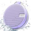 INSMY C12 IPX7 Waterproof Shower Bluetooth Speaker, Portable Small Speaker, Speakers Bluetooth Wireless Loud Clear Sound Support TF Card Suction Cup for Kayak Canoe Beach Gift (Purple) view 1