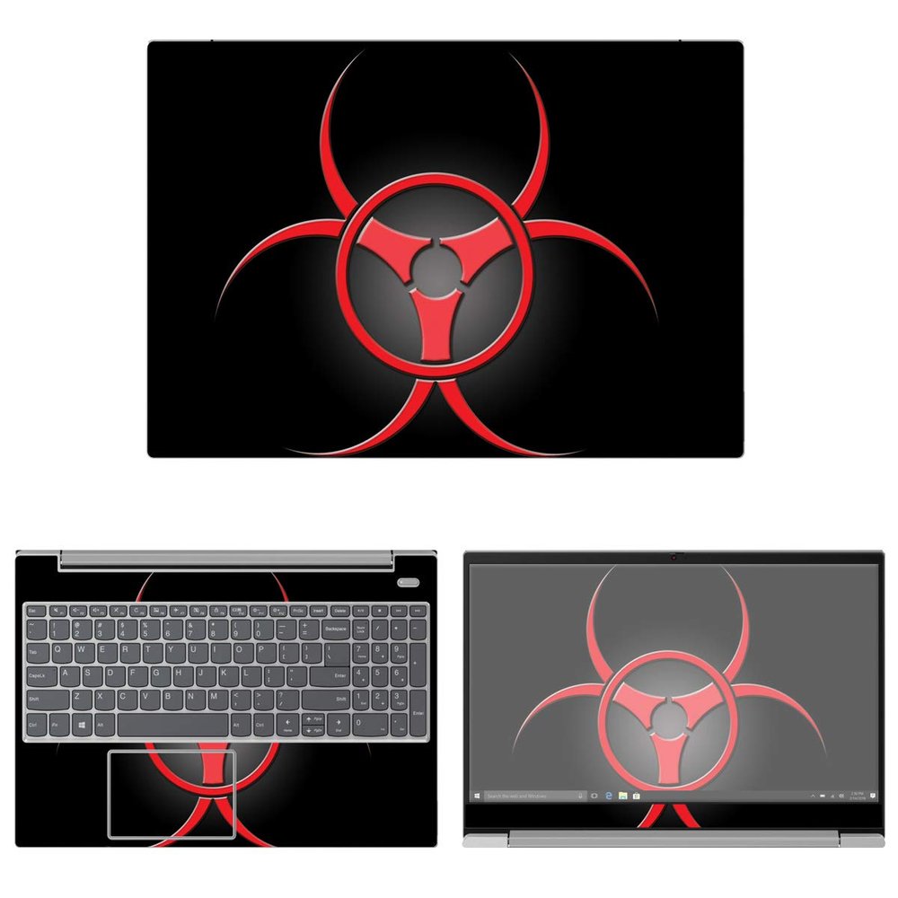 Decalrus - Protective Decal Hazmat Skin Sticker for Lenovo IdeaPad S340 15 (15.6" Screen) case Cover wrap LEideapad15_S340-62
