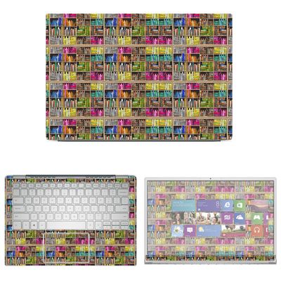 Decalrus - Protective Decal Books Skin Sticker for Dell Inspiron 5390 / i5390 5391 / i5391 (13.3" Screen) case Cover wrap DEinspiron_5390-118