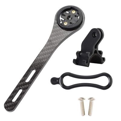 AYNEFY Bike Mount, para computadora de Bicicleta Carbon Bike Computer Holder, para computadora de Bicicleta Fits for Series Series(Black)