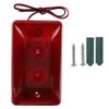 12V 15W Wired LED Strobe Siren High Decibel Sound Alarm Security Alarm System Flashing Red Light Sound Siren for Home Hotel view 1