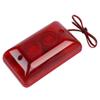 12V 15W Wired LED Strobe Siren High Decibel Sound Alarm Security Alarm System Flashing Red Light Sound Siren for Home Hotel view 2