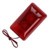 12V 15W Wired LED Strobe Siren High Decibel Sound Alarm Security Alarm System Flashing Red Light Sound Siren for Home Hotel view 3