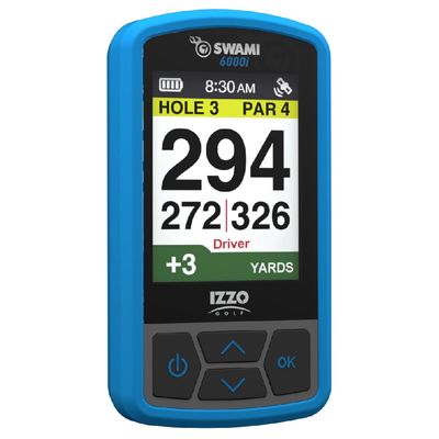 Izzo Swami 6000 Handheld Golf GPS Water-Resistant Color Display with 38,000 Course Maps & Scorekeeper