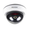 Dummy Surveillance Camera Fake Security Camera with Simulated IR Flashing Red Lights view 1