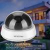 Dummy Surveillance Camera Fake Security Camera with Simulated IR Flashing Red Lights view 2