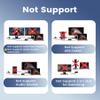 avedio links HDMI Splitter 4K@60Hz, HDMI Splitter 1 in 2 Out-Not Extended Display(Only Mirror Screens), Support 3D Dol-by Vision Atmos HDMI2.0b, HDCP2.2, 18.5Gbps, Auto Downscaling, Full HD 1080P view 2