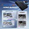 avedio links HDMI Splitter 4K@60Hz, HDMI Splitter 1 in 2 Out-Not Extended Display(Only Mirror Screens), Support 3D Dol-by Vision Atmos HDMI2.0b, HDCP2.2, 18.5Gbps, Auto Downscaling, Full HD 1080P view 4