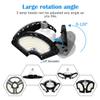 Dansny LED Garage Light 80W Deformable LED Ceiling Lights 12000 Lumens Led Shop Lights for Garage view 2