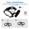 Dansny LED Garage Light 80W Deformable LED Ceiling Lights 12000 Lumens Led Shop Lights for Garage view 4