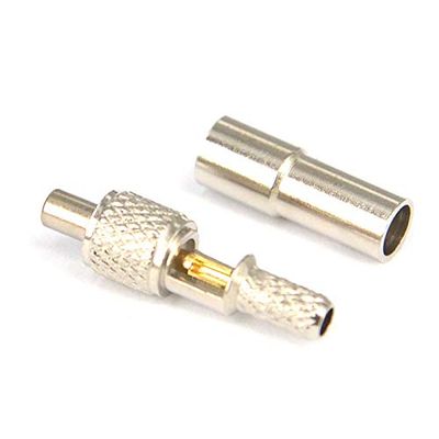 10 Pieces TS9 Female Crimp Connector Nickelpalted Solder for RG316 RG174 LMR100 RG178 Cable Coax Connector