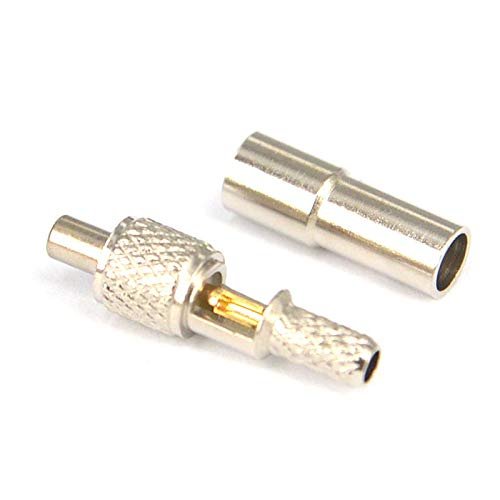 10 Pieces TS9 Female Crimp Connector Nickelpalted Solder for RG316 RG174 LMR100 RG178 Cable Coax Connector