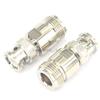 100 Pieces N - BNC Adapter N Jack Female to BNC Male Plug Straight Connector view 2