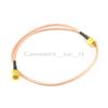 100 Pieces SMA Male to SMA Male Plug goldplated Connector Extension Pigtail Cable RG316 50cm view 2