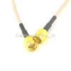 100 Pieces SMA Male to SMA Male Plug goldplated Connector Extension Pigtail Cable RG316 50cm view 3