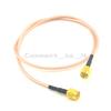 100 Pieces SMA Male to SMA Male Plug goldplated Connector Extension Pigtail Cable RG316 50cm view 4