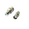 100 Pieces BNC - RCA Adapter BNC Female to RCA Male Connector+BNC Male to RCA Female Nickelplated Straight Connector view 1