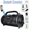 Boytone BT-18BK Portable Bluetooth Boombox Speaker, Indoor/Outdoor, Loud Sound, Deeper Bass, EQ, 5" Subwoofer, Tweeter, FM, 9H Playtime, USB, Micro SD, Microphone, Recording, LED Light view 2