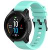 Compatible with Garmin Fenix 6 Pro Watch Bands, Forerunner 945 Bands, 22mm Quickfit Silicone Replacement Band Straps Wristband Bracelet Fit for Garmin Instinct, Fenix 5 Plus (Turquoise) view 1