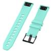 Compatible with Garmin Fenix 6 Pro Watch Bands, Forerunner 945 Bands, 22mm Quickfit Silicone Replacement Band Straps Wristband Bracelet Fit for Garmin Instinct, Fenix 5 Plus (Turquoise) view 3