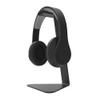 Kanto H1 Universal Headphone Stand with Curved Silicone Padding | Black view 1