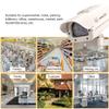 Ciglow Simulation Camera Monitor,Solar Outdoor High Simulation Camera,with LED Lights,Fake CCTV Monitoring,Solar Virtual Fake Camera Home Monitoring view 2