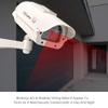 Ciglow Simulation Camera Monitor,Solar Outdoor High Simulation Camera,with LED Lights,Fake CCTV Monitoring,Solar Virtual Fake Camera Home Monitoring view 3