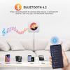 Portable CD Player with Bluetooth, Qoosea Wall Mountable CD Players Music Player Home Audio Boombox with Remote Control FM Radio Built-in HiFi Speakers LCD Display MP3 Headphone Jack AUX Input Output view 3