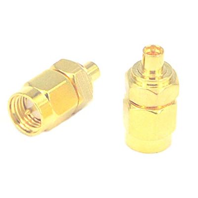 10 Pieces SMA - MMCX Adapter SMA Male to MMCX Female Connector