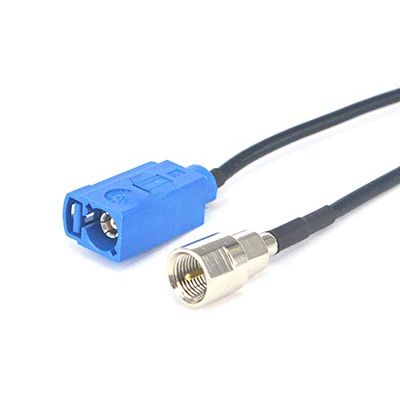100 Pieces FME Male to Fakra C Female Coaxial Adapter Pigtail Jumper Cable 20CM RG174